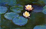 Claude Monet Canvas Paintings - Water-Lilies